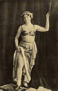 Maud，纹身女士的肖像，c.1905